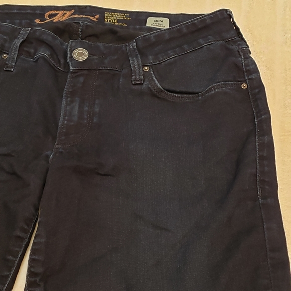 Mavi Cora Low Rise Wide Leg Boot Cut Dark Wash Jeans - Picture 4 of 16